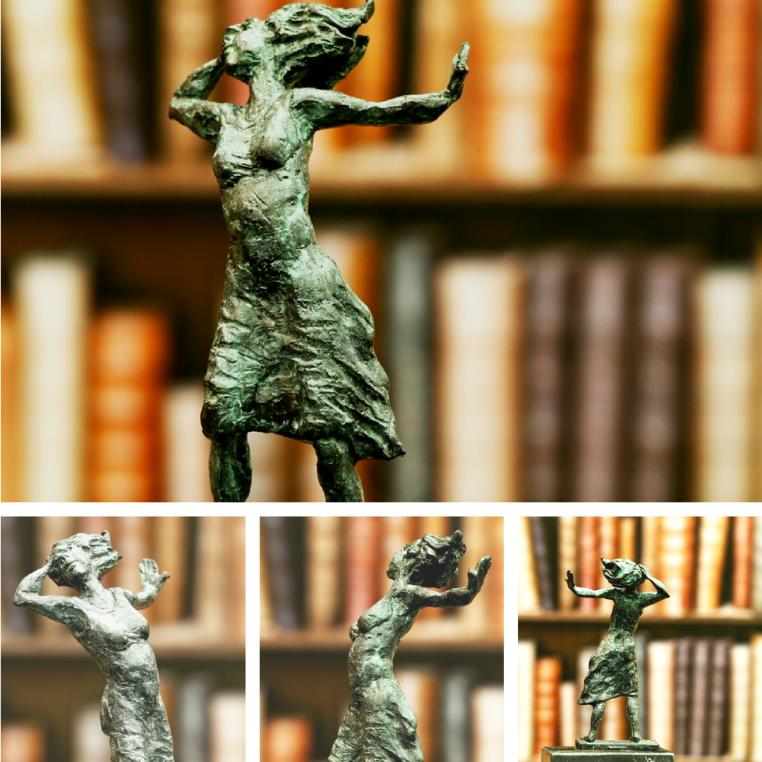 Blimunda, figura en bronce. Morla esculturas